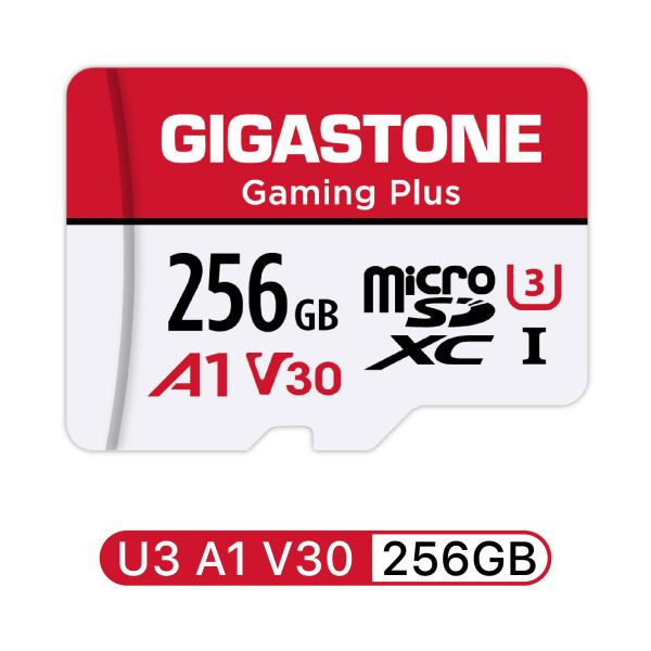 【十入組】遊戲專用記憶卡 Gaming Plus 32GB-1TB (支援Switch/GoPro) Gigastone,MicroSD,A1V30,高速記憶卡,1TB,附轉卡,讀取速度快,五年保固,備份豆腐,switch,空拍機,遊戲部落客,遊戲記憶卡