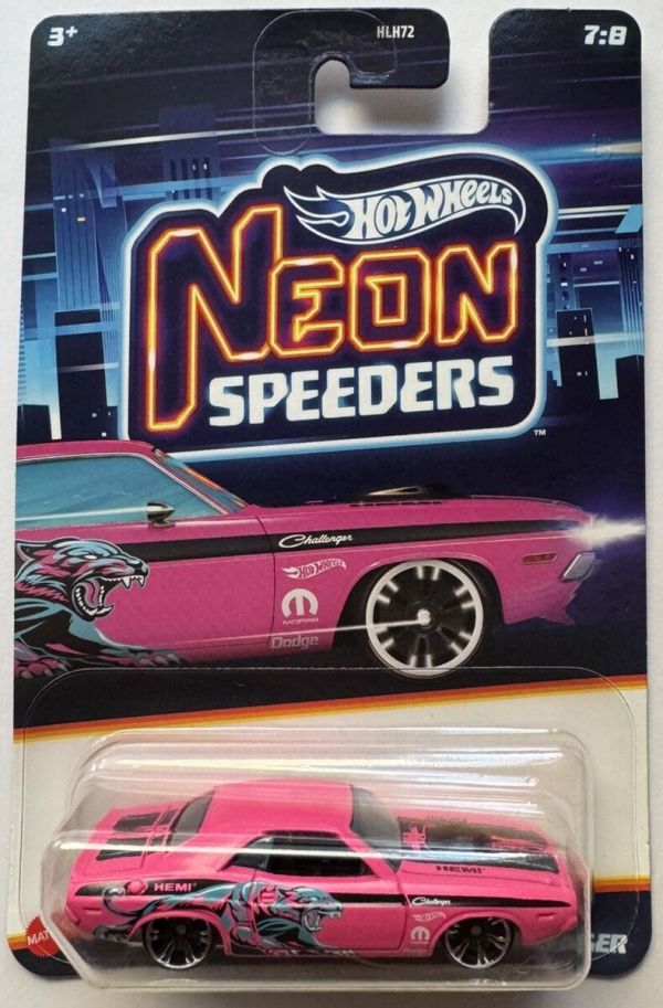 【現貨】Hot wheels霓虹系列 HLH72-986D 70 DODGE HEMI CHALLENGER 