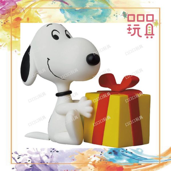 【現貨】Medicom Toy UDF 719 花生系列 史努比 史奴比 抱禮物 4530956157191