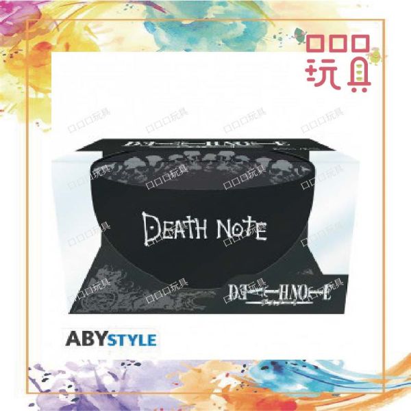 【口口口玩具】 ABY 死亡筆記本字樣路克 大圓碗 600ml 
