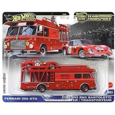 【現貨】Hot wheels 團隊運輸 Ferrari 250 GTO / Fiat 642 RN2 