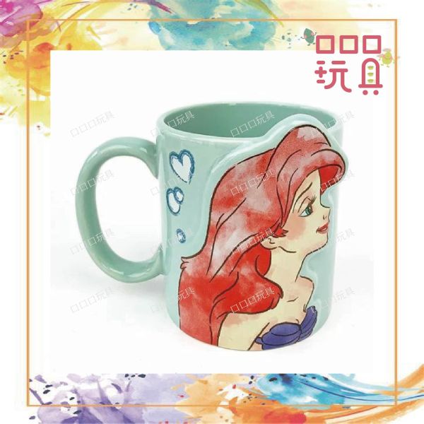 【現貨】 DN立體對杯 馬克杯 愛麗兒 亞力克 深情 小美人魚 4942423271581