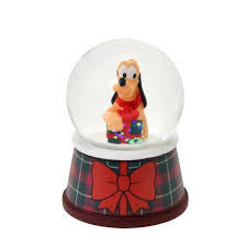 【現貨】迪士尼 Pluto 布魯托 聖誕迷你水晶球 