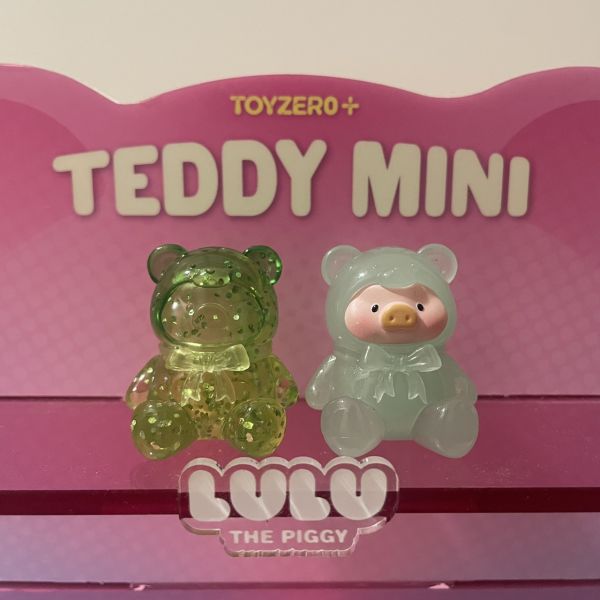 【現貨】ToyZeroPlus X 罐頭豬LuLu 泰迪萌粒 系列盒玩 確認款與官方展示架 
