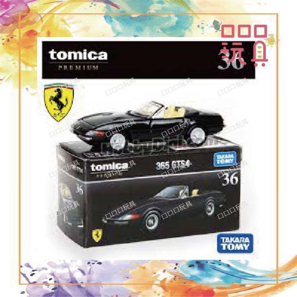 【現貨】TOMICA 多美小汽車 No.36 法拉利365 GTS4 敞篷車 4904810149378