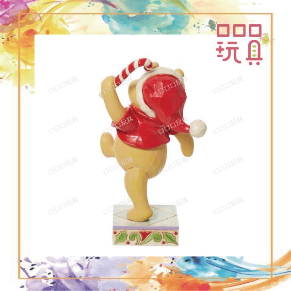 【現貨】 小熊維尼拿拐杖糖塑像 Enesco 塑像