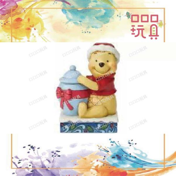【現貨】維尼聖誕裝塑像 