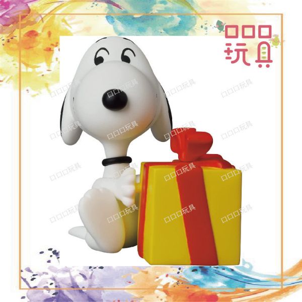 【現貨】Medicom Toy UDF 719 花生系列 史努比 史奴比 抱禮物 4530956157191