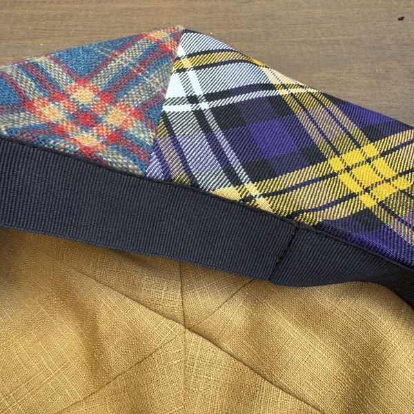 【Studio Phronesis】報童帽＿格紋拼接 