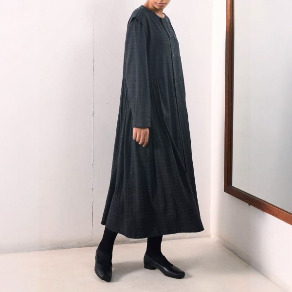 【Maku Textile】DIANA 大衣 手織,手紡紗,大衣,羊毛,植物染,草木染