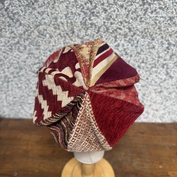 【Studio Phronesis】報童帽＿古董傢飾布（紅） 