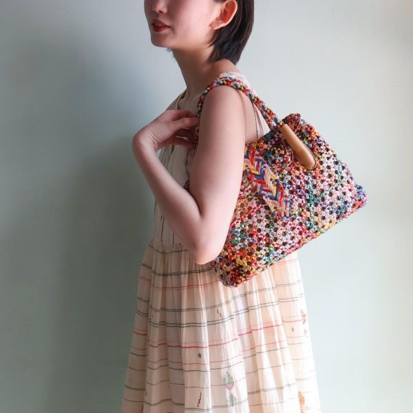 【Allan K】Kirsten Small Hexa 皮革編織包（Candy） 皮包,皮革,皮革編織,牛皮,肩背包,手工皮革編織,手工,包包
