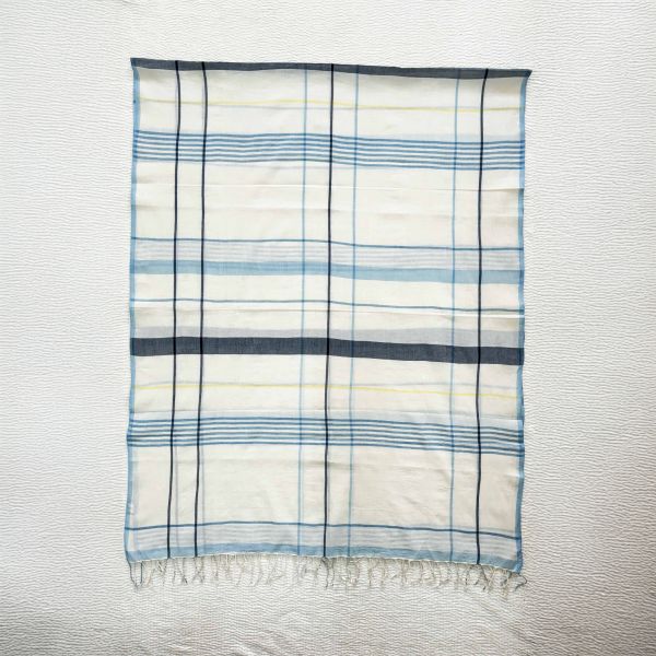 【Maku Textile】GRACE圍巾 手織,手紡紗,圍巾,棉,植物染,草木染