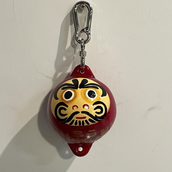 【藍珊瑚】浮球吊飾-達摩 貝殼,項鍊,海洋廢物,魚骨,骨頭,魚鱗,藍珊瑚,珊瑚