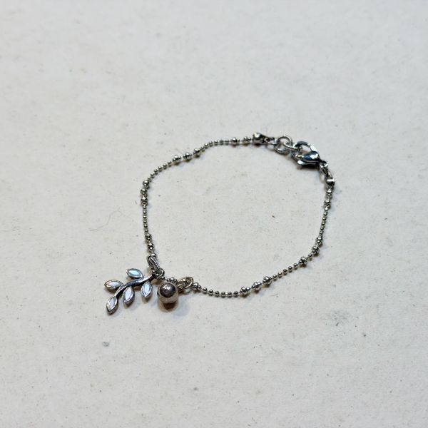 【藍珊瑚】純銀微鑲原色貝殼手鍊 純銀,手鍊,海洋廢物,魚骨,骨頭,藍珊瑚