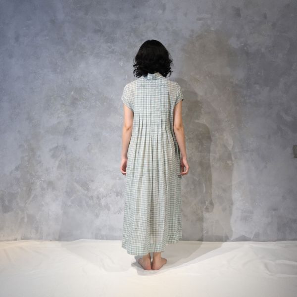 【Maku Textile】TASHI_668/M.EM 手織,手紡紗,洋裝,蠶絲,植物染,草木染