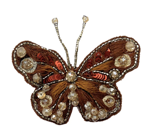 【Namjosh】小蝴蝶髮夾 髮夾、髮飾、手工刺繡