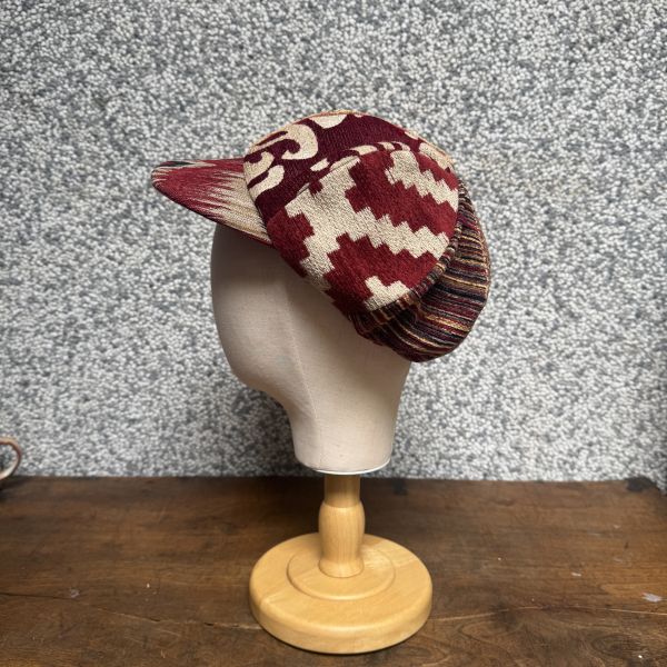 【Studio Phronesis】報童帽＿古董傢飾布（紅） 