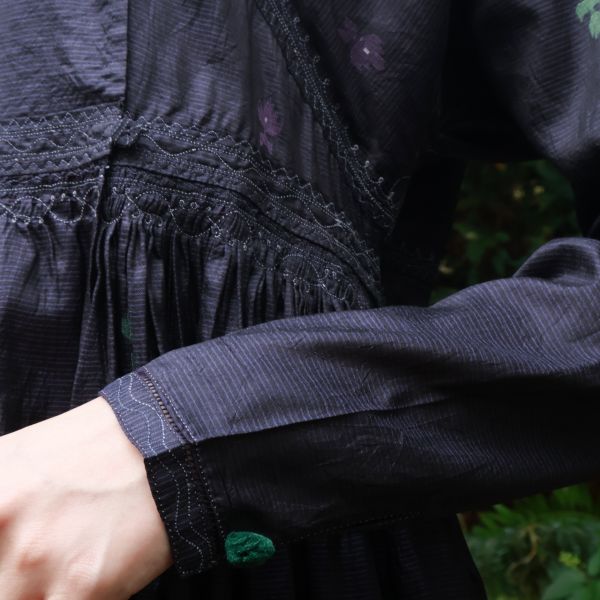 【Maku Textile】GIRA洋裝 手織,手紡紗,洋裝,蠶絲,植物染,草木染