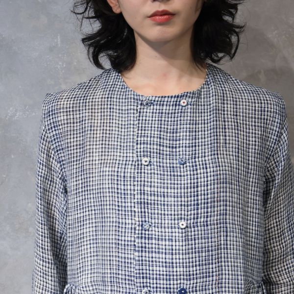 【Maku Textile】DIANA外套 手織,手紡紗,洋裝,棉,植物染,草木染