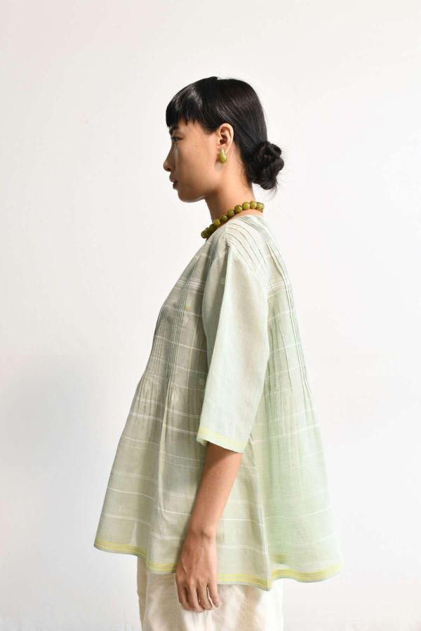 【Maku Textile】HARUMI上衣_709 手織,手紡紗,上衣,棉