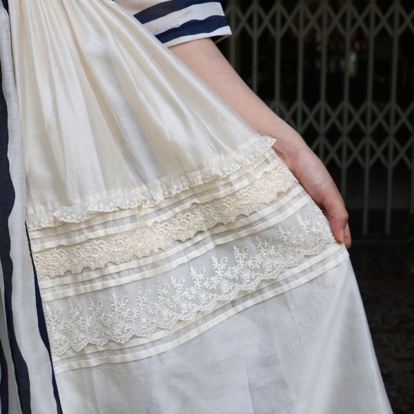 【AHMEV】Delphine洋裝 手織,手紡紗,洋裝,蠶絲