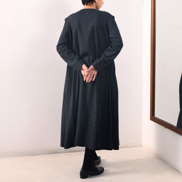 【Maku Textile】DIANA 大衣 手織,手紡紗,大衣,羊毛,植物染,草木染