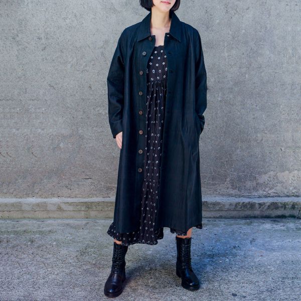 【Maku Textile】MATO外套 手織,手紡紗,洋裝,美麗諾羊毛,植物染,草木染