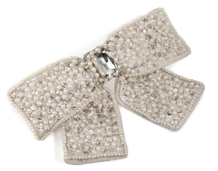 【Namjosh】蝴蝶結髮夾 髮夾、髮飾、手工刺繡