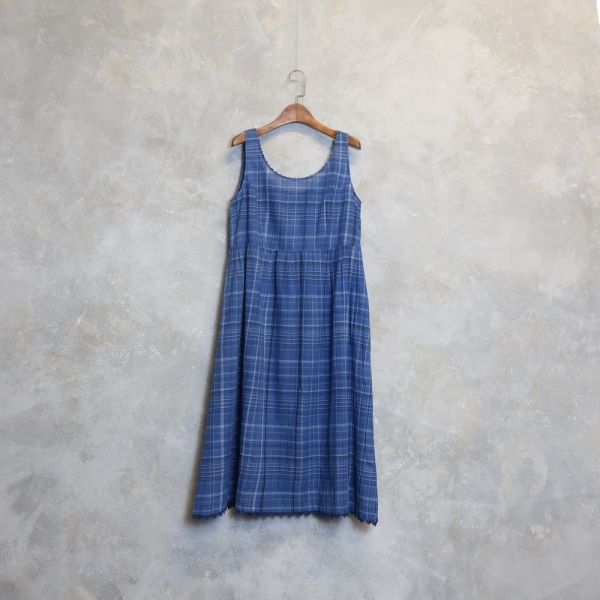 【Maku Textile】ANAIS﻿_674 手織,手紡紗,洋裝,蠶絲,植物染,草木染