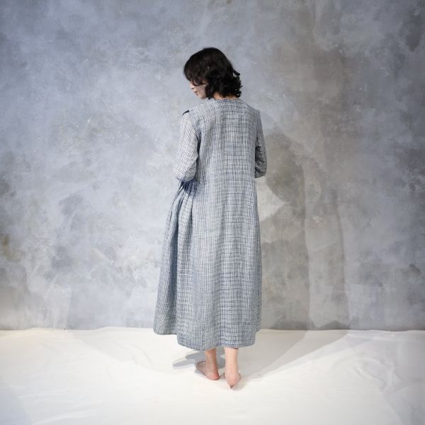 【Maku Textile】DIANA外套 手織,手紡紗,洋裝,棉,植物染,草木染