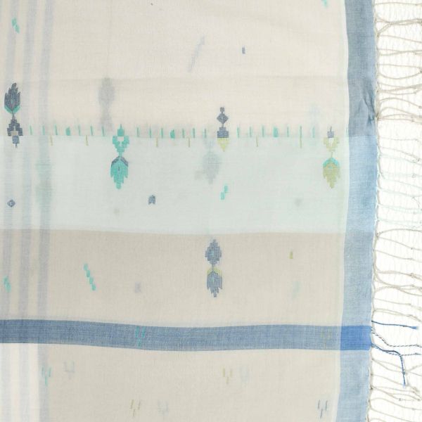 【Maku Textile】AARAVI圍巾 手織,手紡紗,圍巾,棉,植物染,草木染