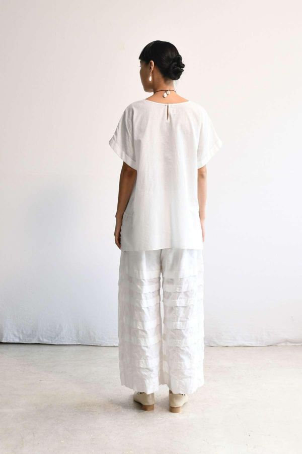 【Maku Textile】UNI上衣 手織,手紡紗,上衣,棉,植物染,草木染