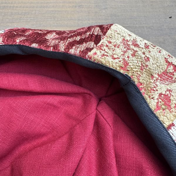 【Studio Phronesis】報童帽＿古董傢飾布（紅） 