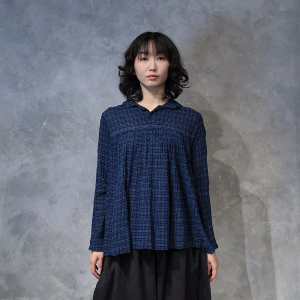 【Maku Textile】SUSAN_656 手織,手紡紗,洋裝,蠶絲,植物染,草木染