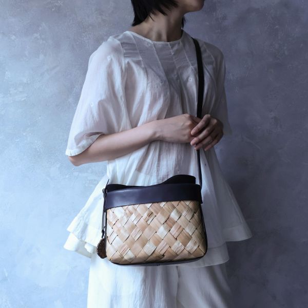 【Maku Textile】EURUS純綿織花上衣 手織,手紡紗,上衣,棉,植物染,草木染