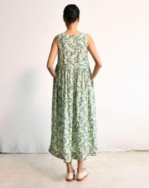 【Maku Textile】ARIEL洋裝 手織,手紡紗,洋裝,蠶絲,絲