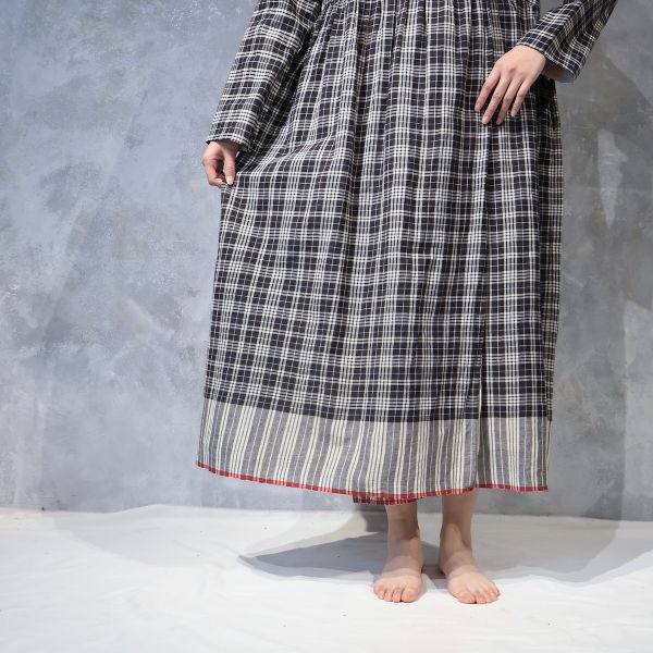 【Maku Textile】ATHENA洋裝 手織,手紡紗,洋裝,棉,植物染,草木染