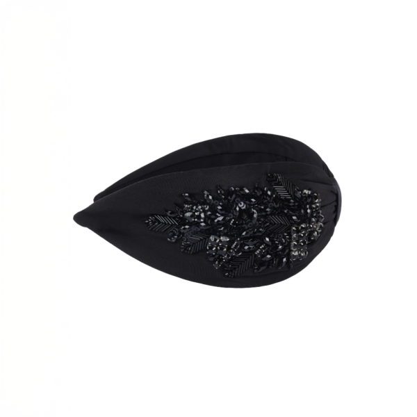 【Namjosh】葉形手工珠繡髮箍＿三色 髮夾、髮飾、手工刺繡