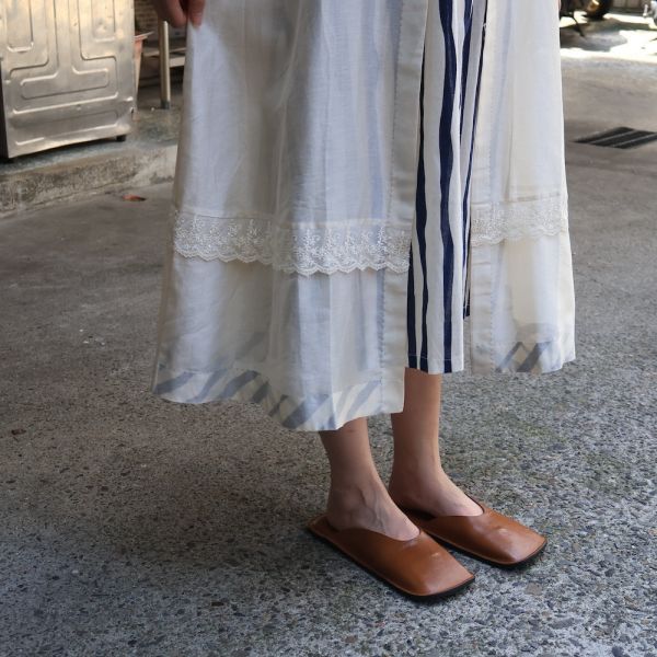 【AHMEV】Kalina罩衫 手織,手紡紗,洋裝,蠶絲,錢德里綢,Chanderi