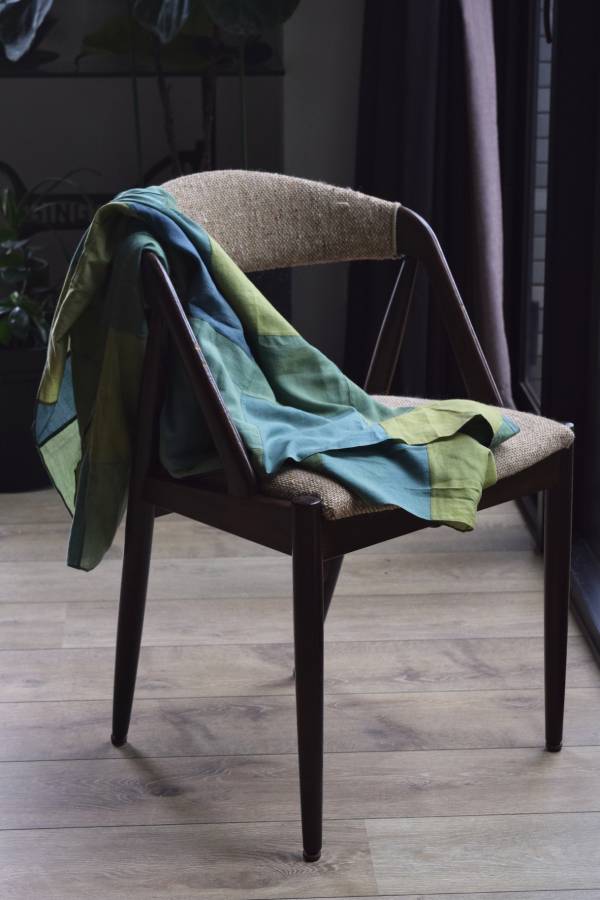 【Maku Textile】HELENA 圍巾 手織,手紡紗,圍巾,蠶絲,植物染,草木染