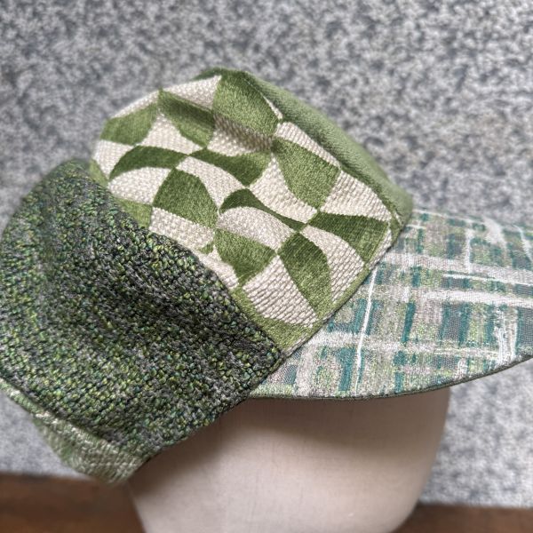 【Studio Phronesis】報童帽＿古董傢飾布（綠） 