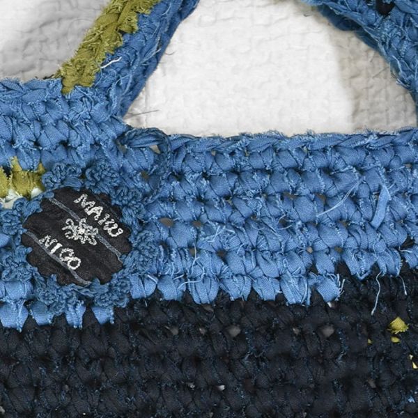 【Maku Textile】NICO編織布邊包 手織,手紡紗,包包,棉,植物染,草木染