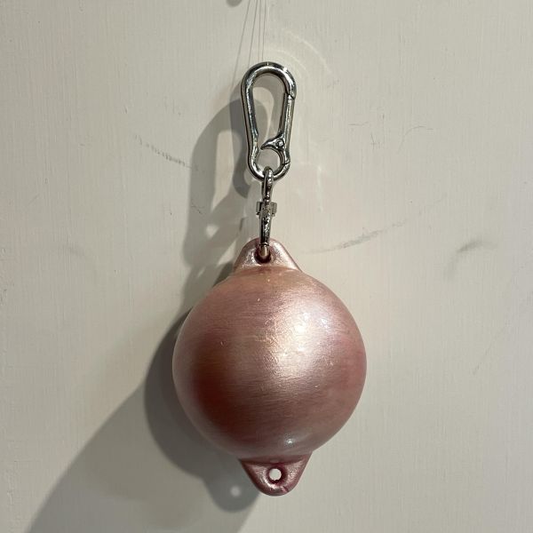 【藍珊瑚】浮球吊飾-達摩 貝殼,項鍊,海洋廢物,魚骨,骨頭,魚鱗,藍珊瑚,珊瑚