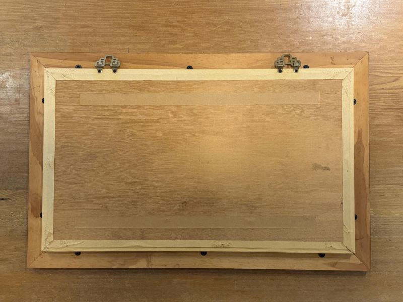 【二手讓藏】排灣族 琉璃珠譜 裝框收藏品 