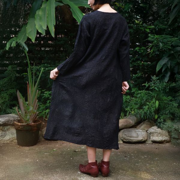 【Maku Textile】INDUS洋裝 手織,手紡紗,洋裝,美麗諾羊毛,植物染,草木染