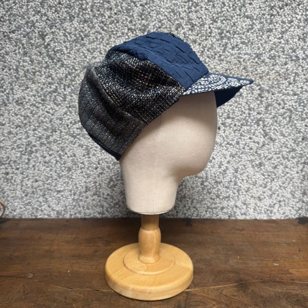 【Studio Phronesis】報童帽＿古董傢飾布（藍） 