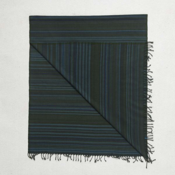 【Maku Textile】FERN圍巾 手織,手紡紗,圍巾,棉,植物染,草木染