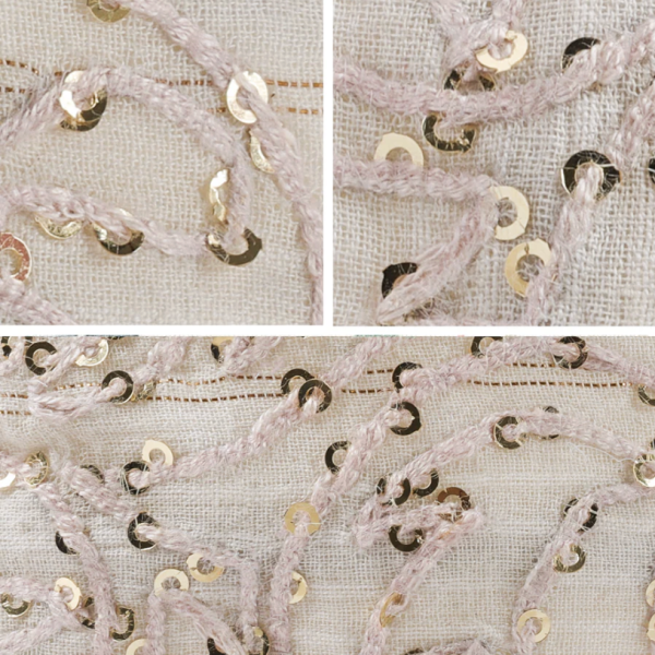 【Namjosh】手工珠繡髮箍＿白金自由曲線 髮夾、髮飾、手工刺繡