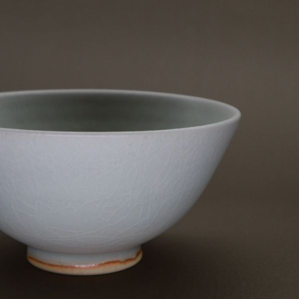 【陶來福】釉色碗＿白楝釉冰裂紋 手作陶藝,陶器,生活陶,碗,飯碗